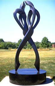 Tango sculpture in Urbana