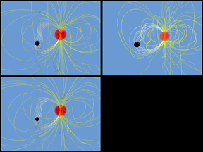 Fig. 4-2: Magnetic fields at time t/M = 10